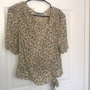 Cream blouse